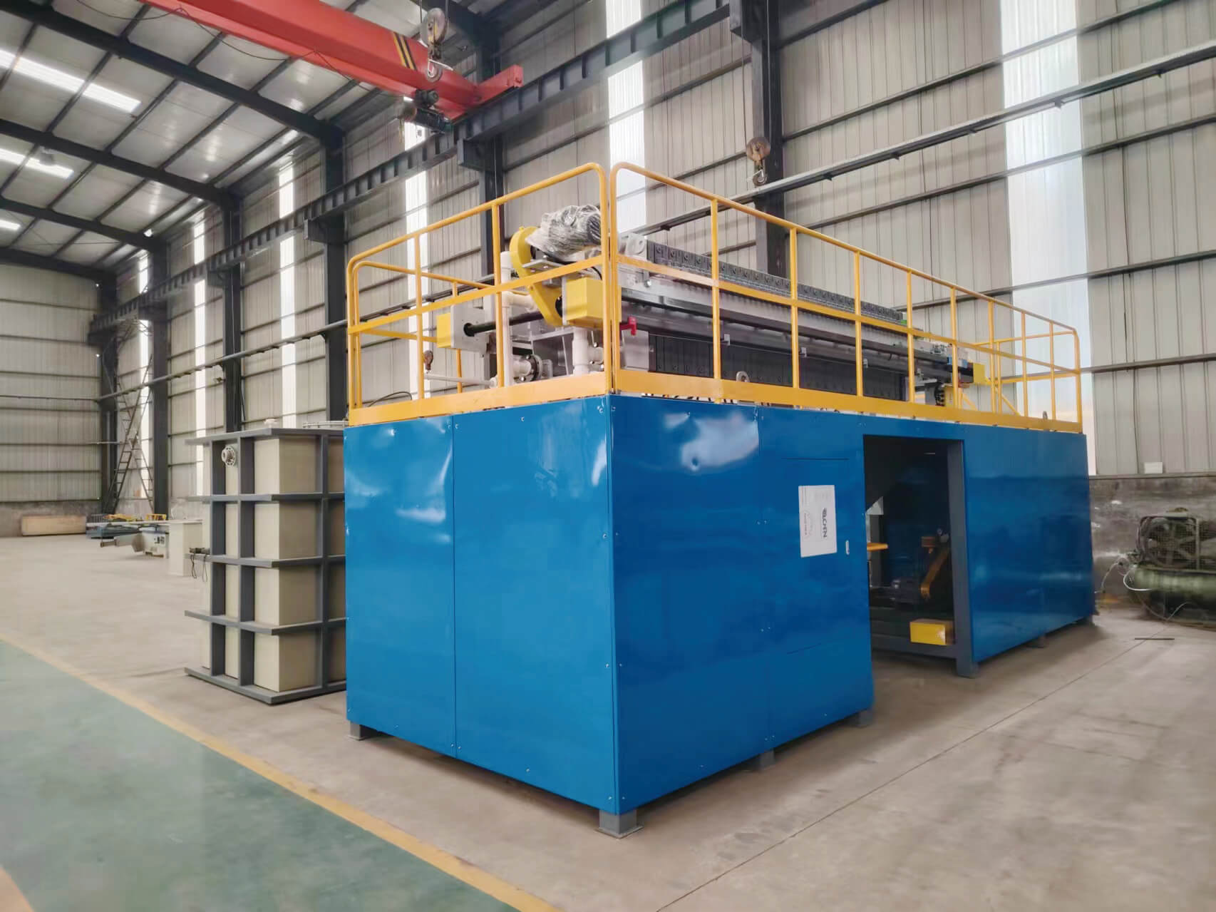 護攔板吹鍍生產線 護攔板吹鍍生產線